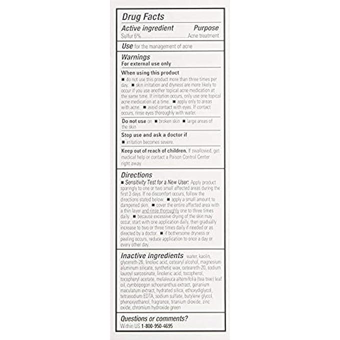 Proactiv SKIN PURIFYING ACNE FACE MASK AND ACNE SPOT TREATMENT, DETOXIFYING FACIAL MASK WITH 6% SULFUR, 90 DAY SUPPLY, CREAM, 3 OZ - Image 2